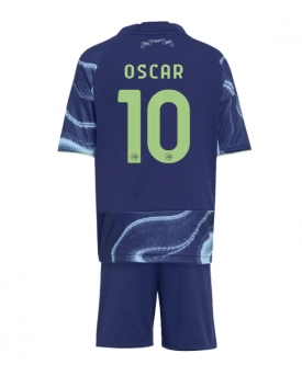 Ajax Oscar Gloukh #10 Maglia Gara Trasferta Repliche 2025-26 Bambino Maniche Corte Ajax Oscar Gloukh #10 Maglia Gara Trasferta Repliche 2025-26 Bambino Maniche Corte
